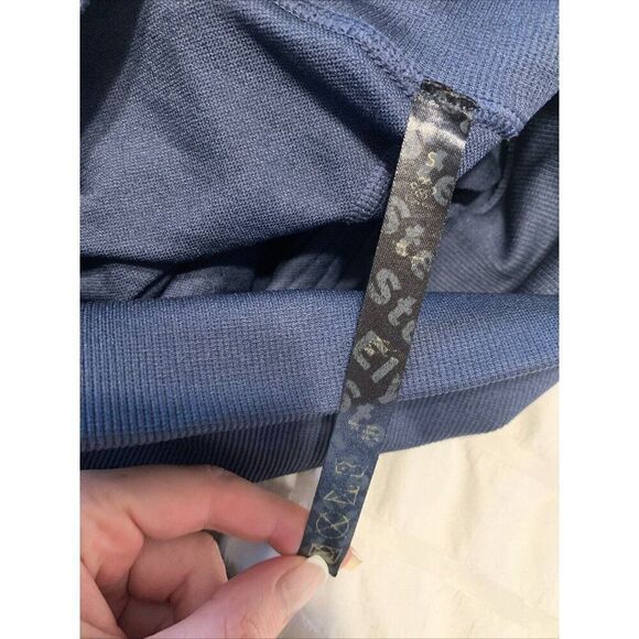 Steely Womens Navy Blue High Waist Rise Ombré Active Athletic Leggings Small - Picture 3 of 4